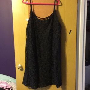 Spaghetti strap floral LBD